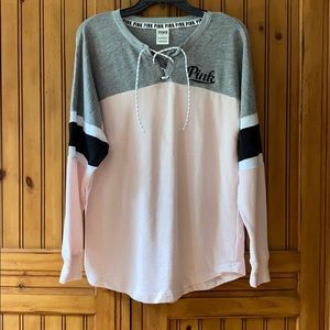 Pink long sleeve t-shirt